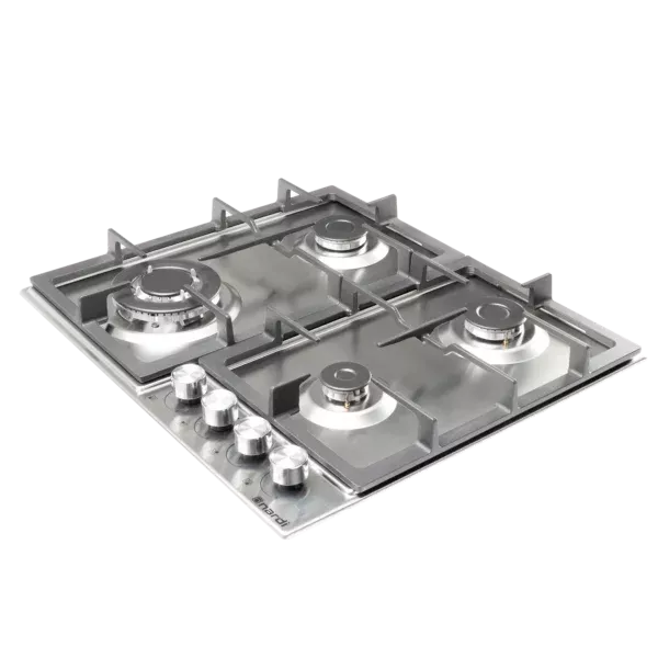 NTE64WGXH1 Plaque Nardi 4 Feux 60cm Wok Inox - 4
