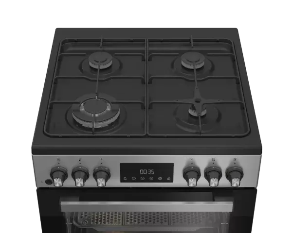 WR60EG831227XDZ Cuisinière Whirlpool Gaz 60cm 4 Feux Four Elc Inox - 3