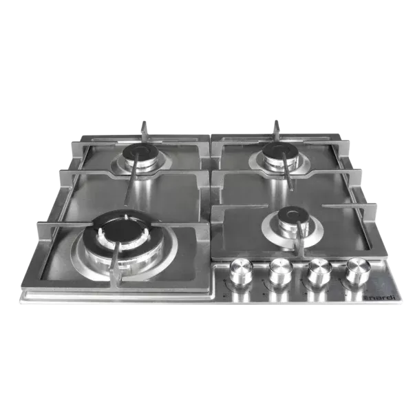 NTE64WGXH1 Plaque Nardi 4 Feux 60cm Wok Inox - 1