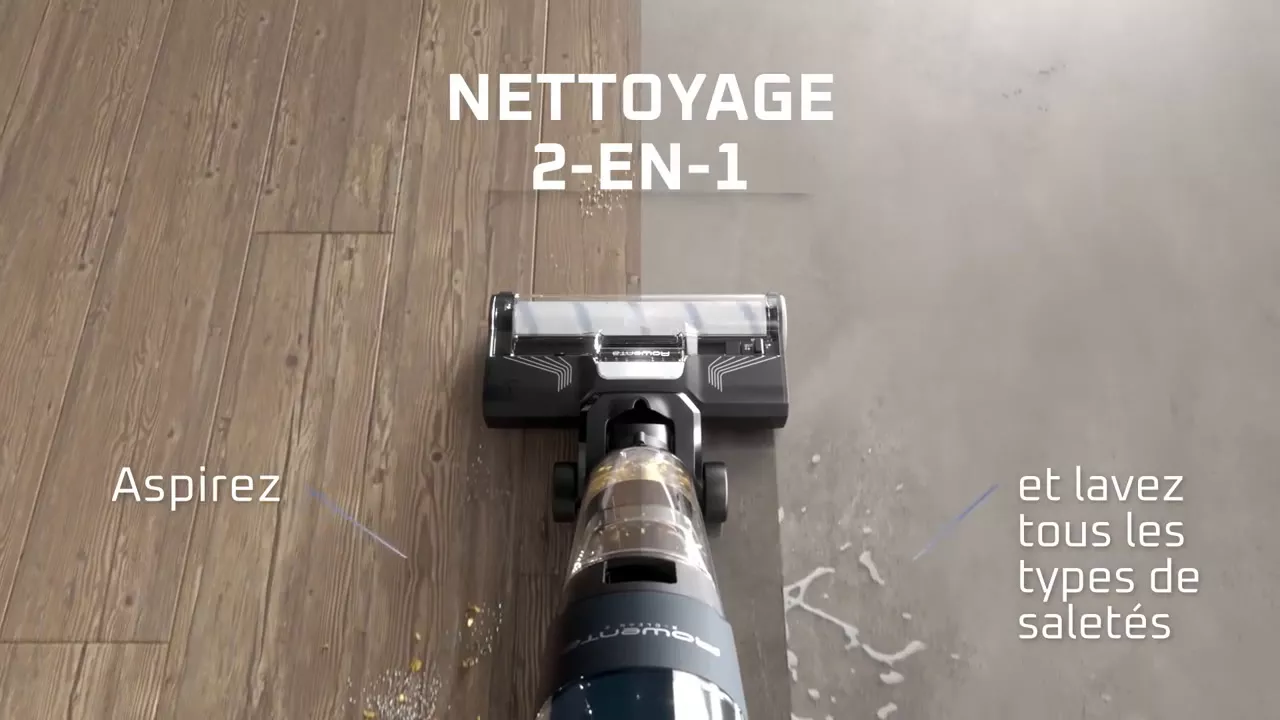 GZ2251E0 Aspirateur Balai laveur X-O Rowenta 90 Flex - 5