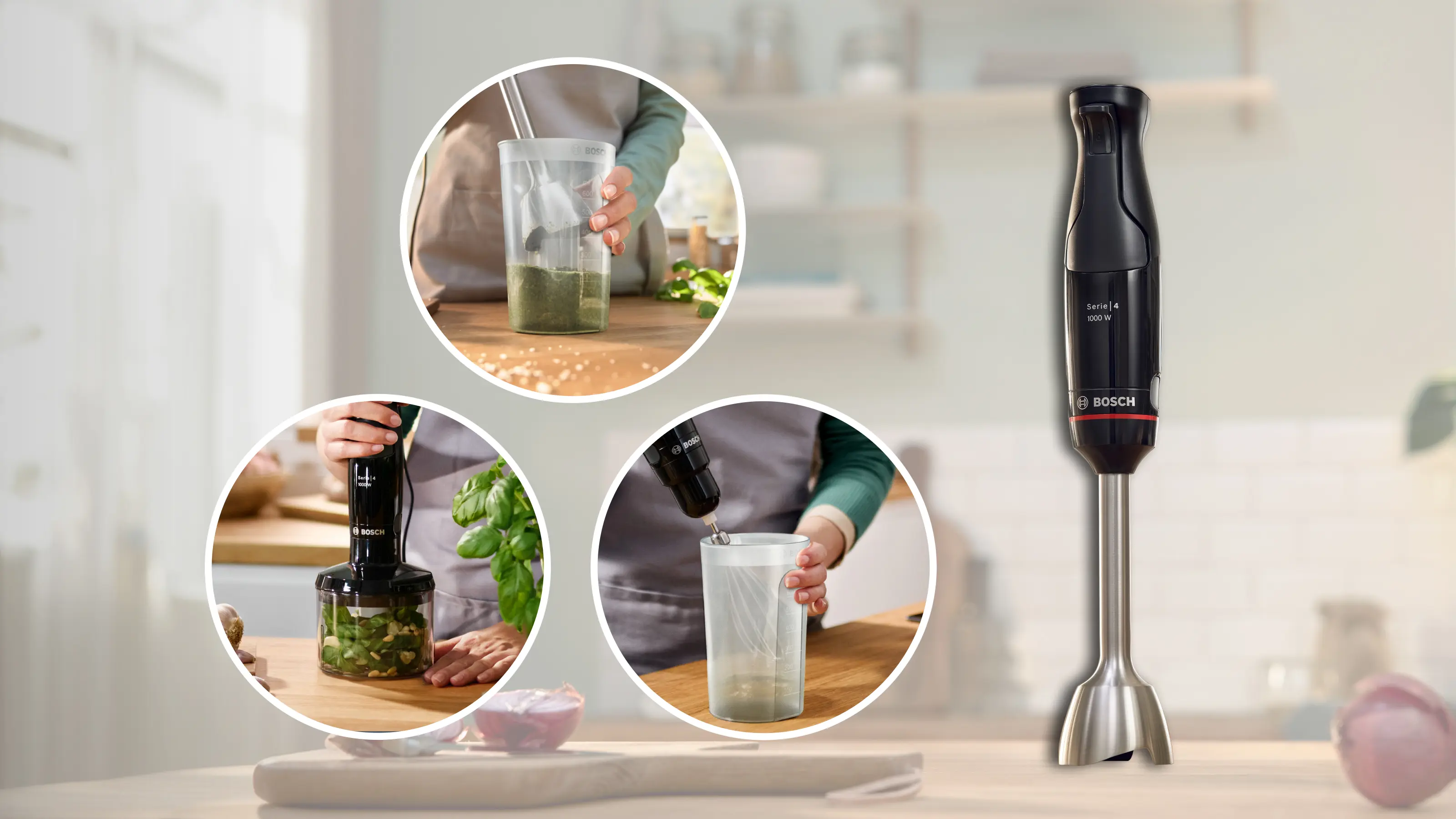 MSM4B621 Mixeur a Bras Bosch ErgoMaster 1000W Série 4 Noir - 10