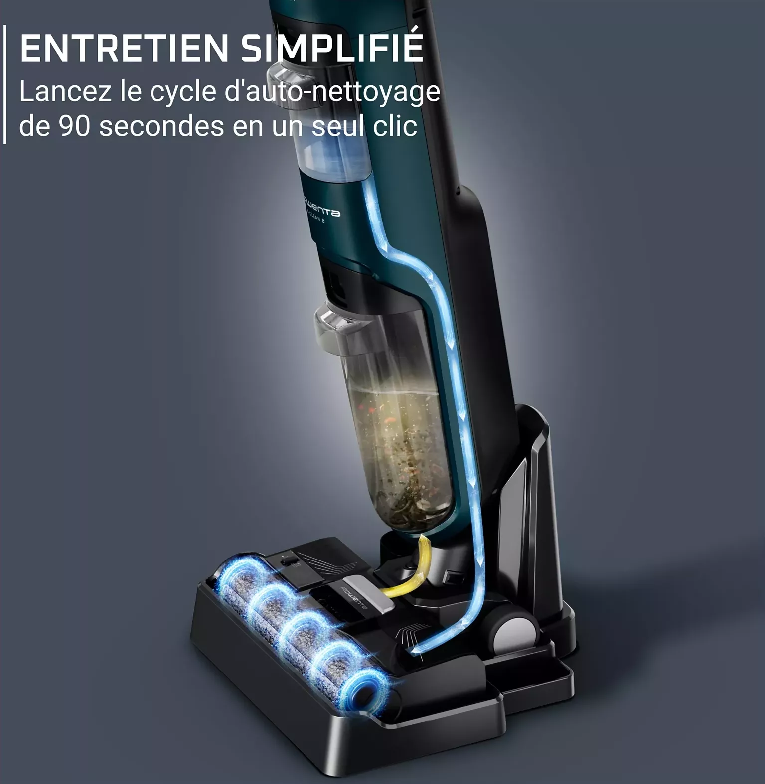 GZ2251E0 Aspirateur Balai laveur X-O Rowenta 90 Flex - 4