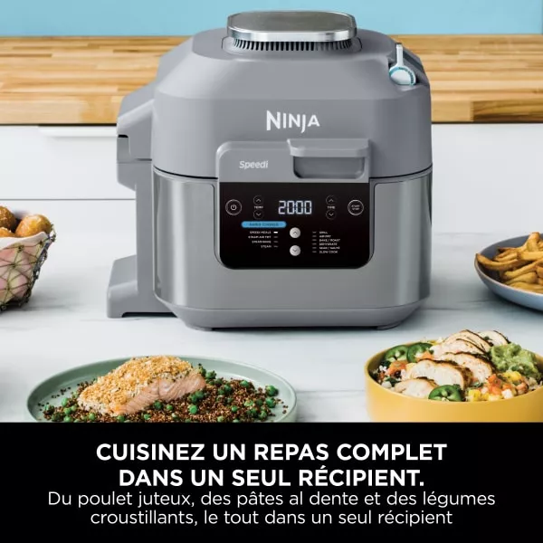 ON400EU Multicuiseur Ninja Speedi 10en1 Rapid Cooker 5.7L - 12