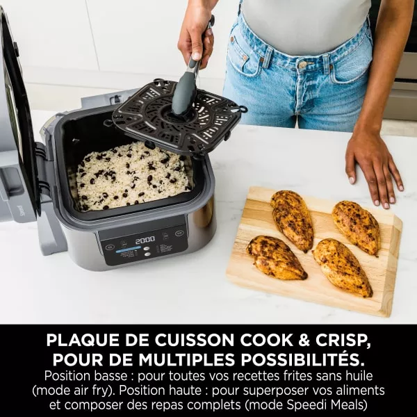 ON400EU Multicuiseur Ninja Speedi 10en1 Rapid Cooker 5.7L - 7