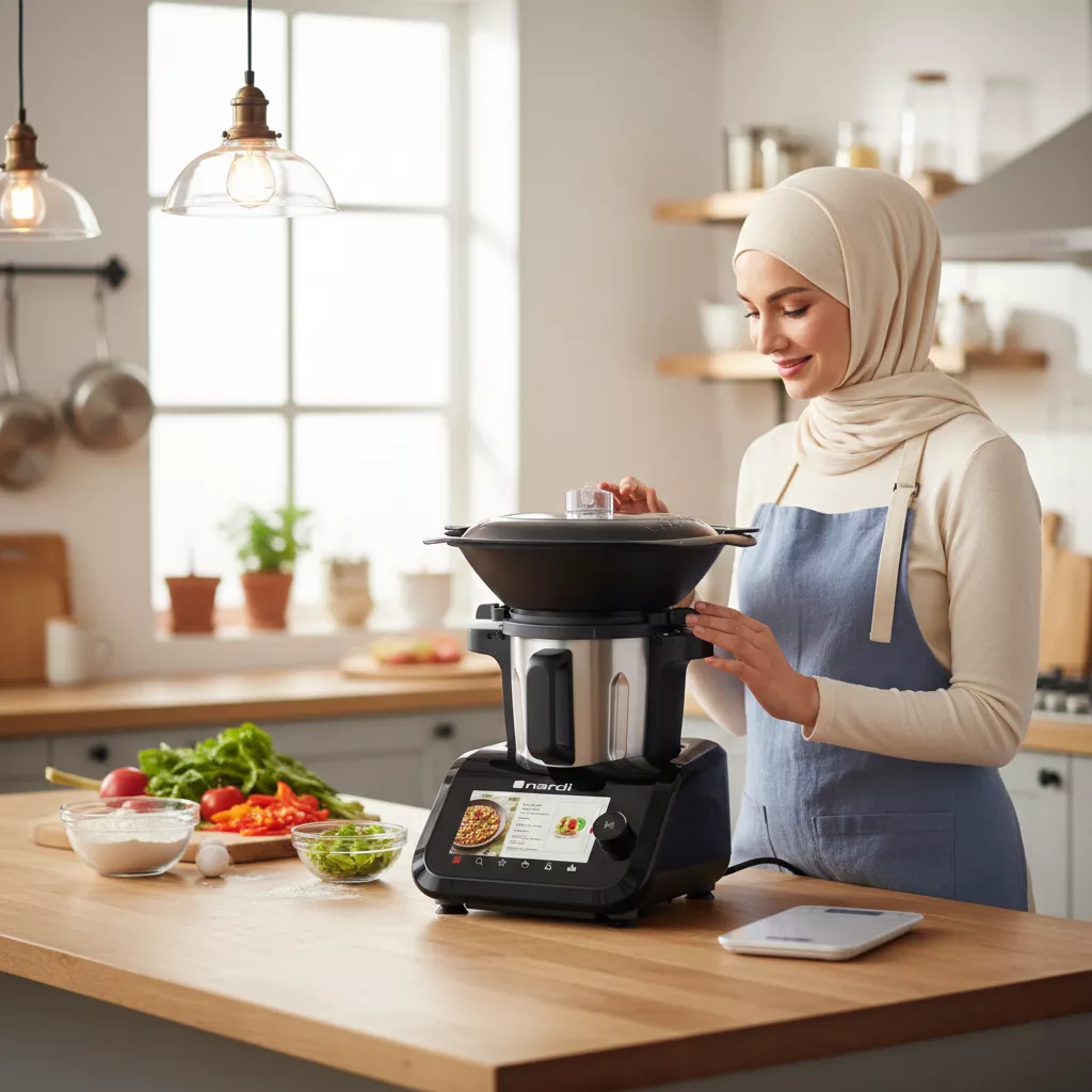 NRC-M30NB Auto-cuiseur Tout-En-1 Nardi 6L 1000W Digital Inox - 3