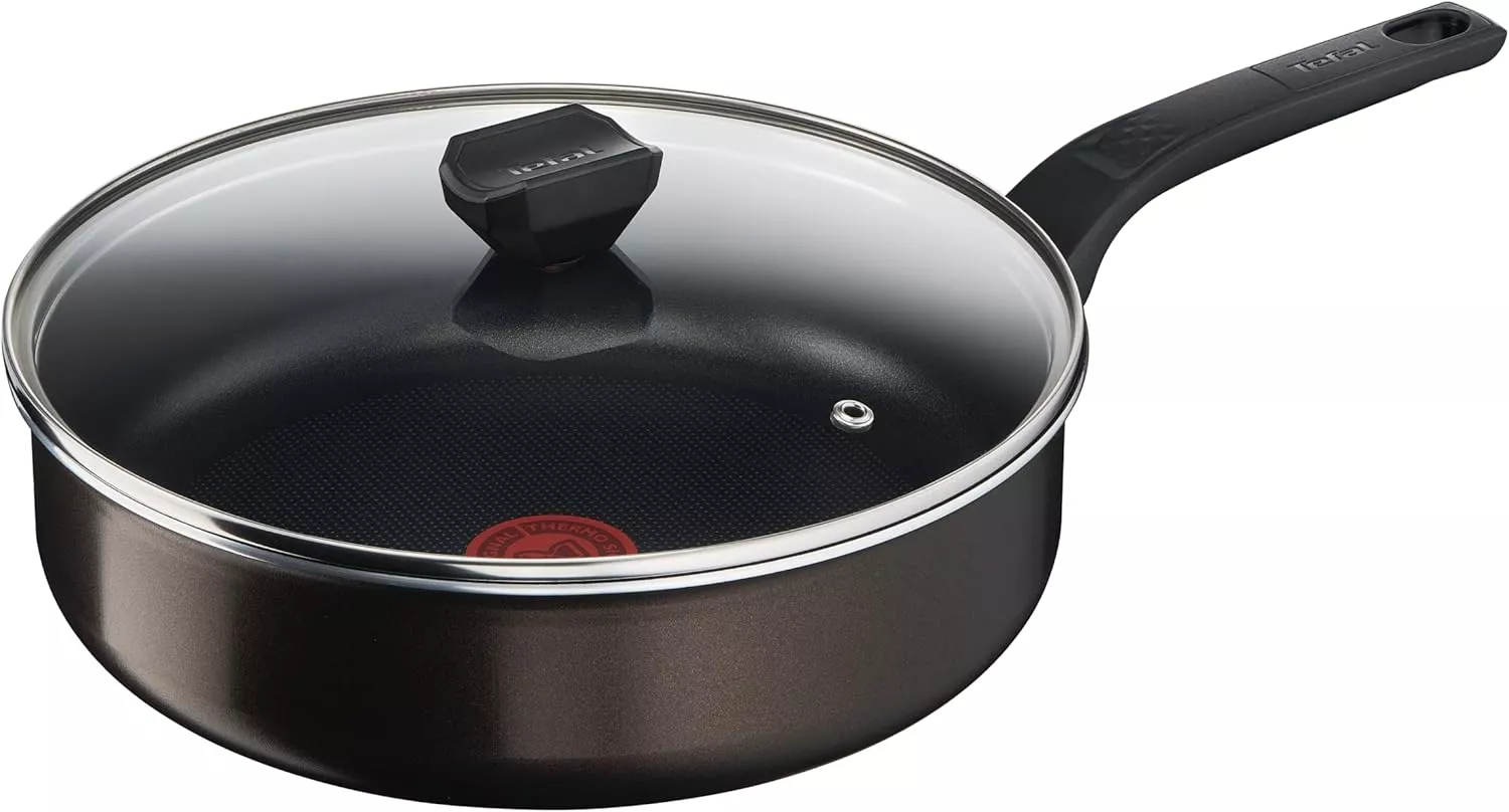 B5543202 Sauteuse Tefal Easy Cook & Clean 24 cm & Couvercle - 0