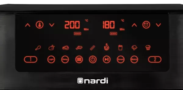 NFA900DTN Air Fryer Nardi Double Bac Digital Noir 9 L 2700W - 4