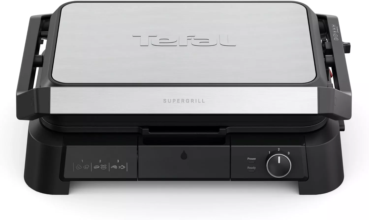 GC520DE0 Grill Viande Tefal SuperGrill XL 2200W 3en1 Inox - 0