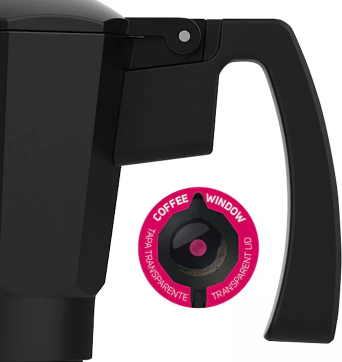 KCP9003I Cafetière Italienne Taurus Black Moments 3 Tasses - 2