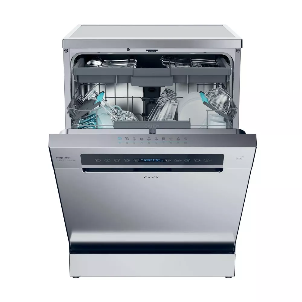 CF6C4S1PX Lave-vaisselle Candy Rapidò 16c Inox - 1