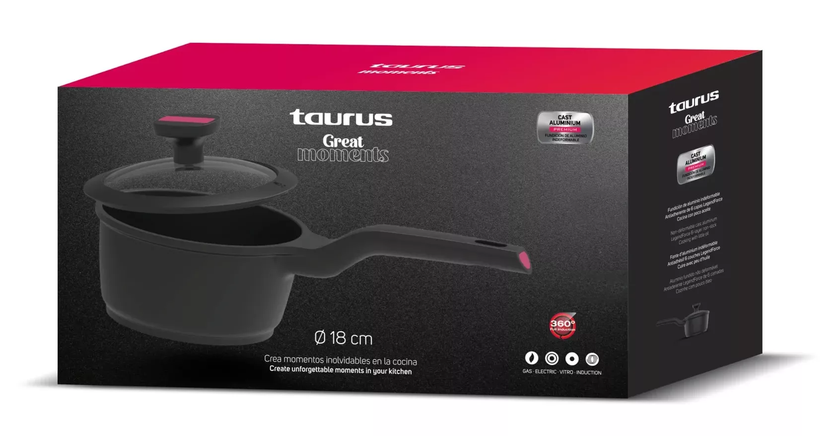 KCK3018 casserole taurus great moments 18cm & Couvercle - 8