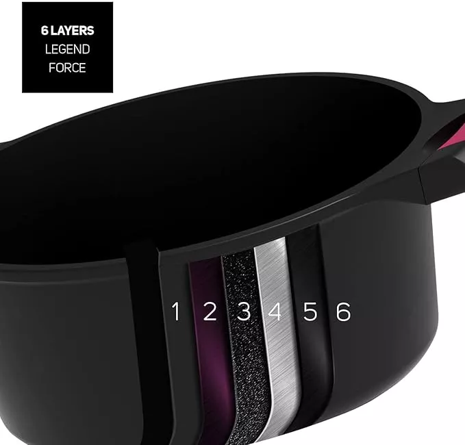 KCK3028L Faitout Bas Taurus Great Moments 28 cm & Couvercle - 4