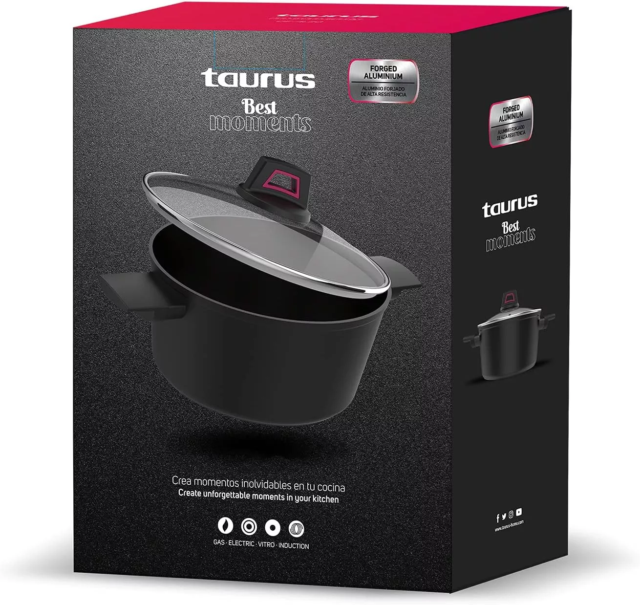 KCK4024 Faitout Taurus Best Moments 24 cm & Couvercle - 6