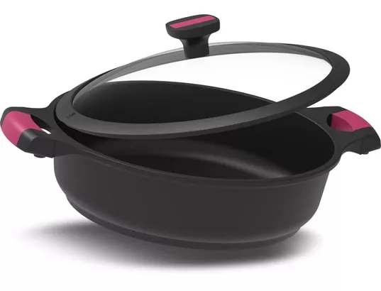 KCK3028L Faitout Bas Taurus Great Moments 28 cm & Couvercle - 1