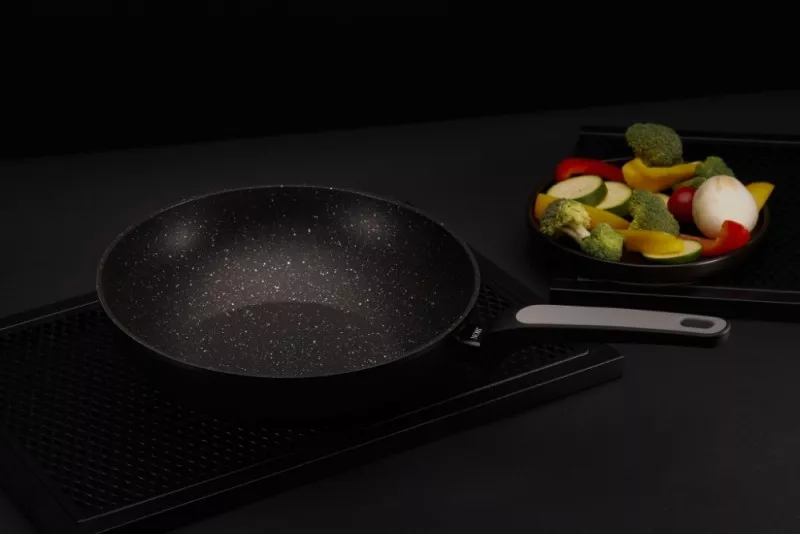 830904 Poêle Wok NOIS Salto Silver 28 cm avec Couvercle - 7