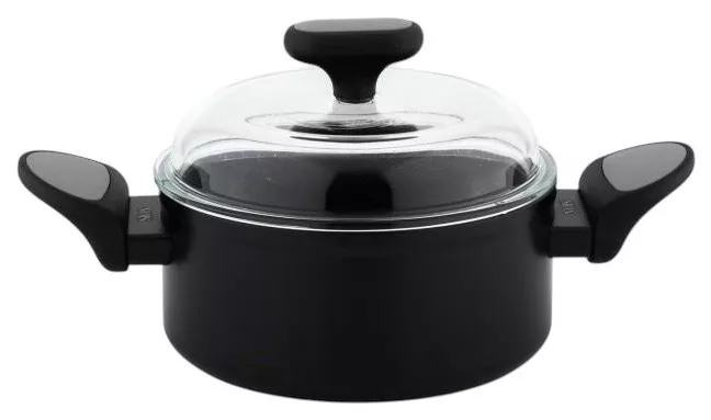 830812 Faitout NOIS Salto Silver 18 cm 2L avec Couvercle - 0