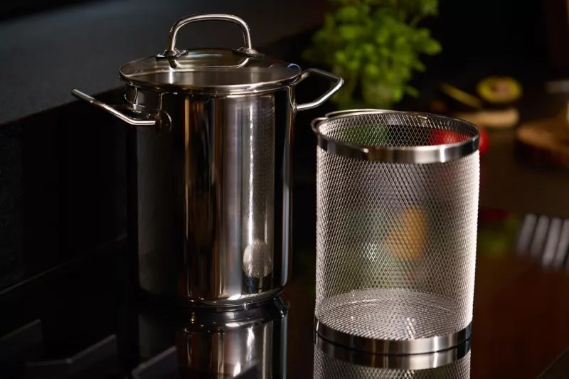 830508 Pot à Asperges/Spaghetti Nois Pierro Elegance 4,1L - 4