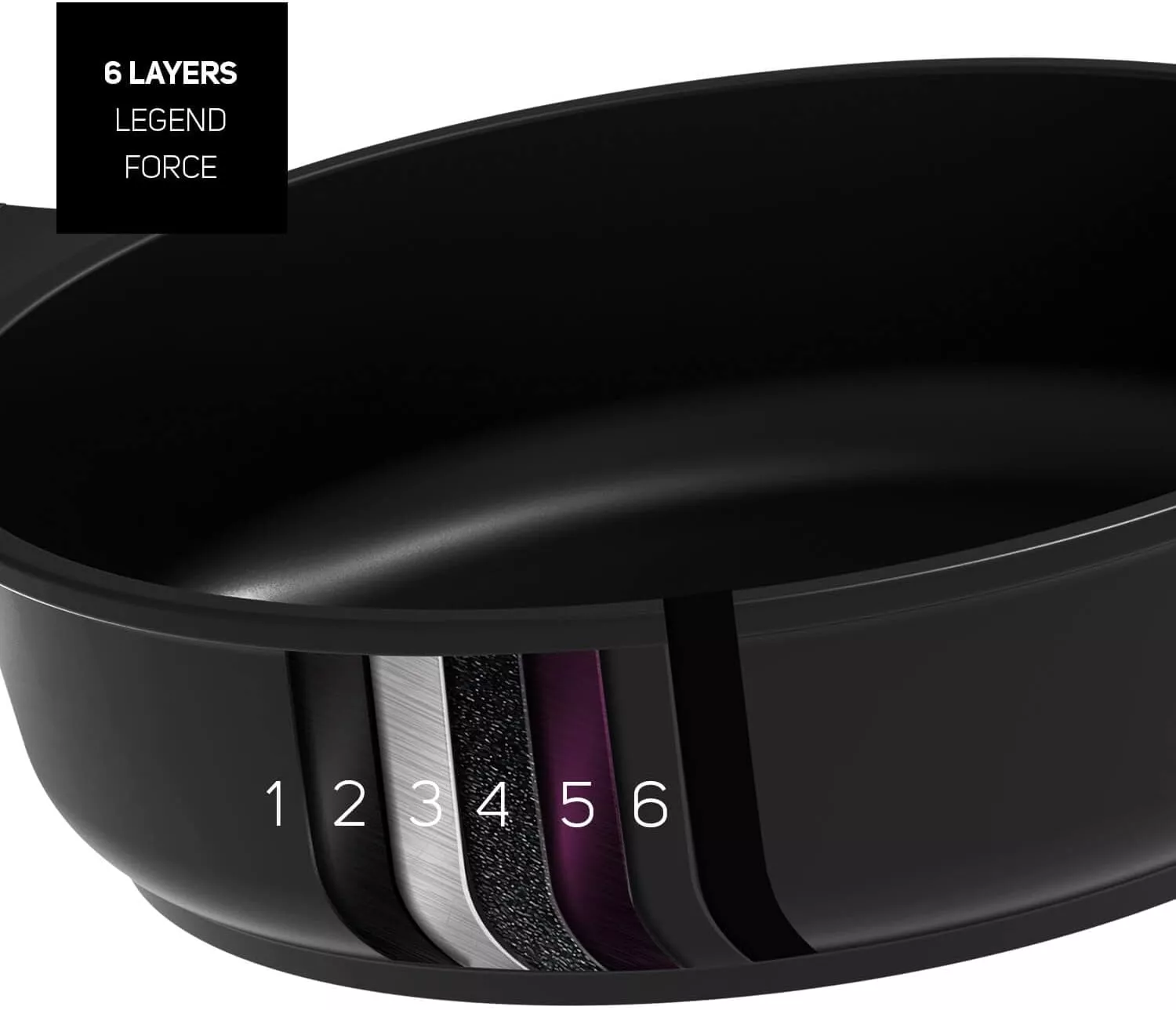 KPA3028 poele taurus great moments  28cm noir - 5