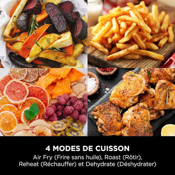 AF170EU Friteuse Air Fryer Ninja 1 Bac 4en1 6,2 L Noir - 4
