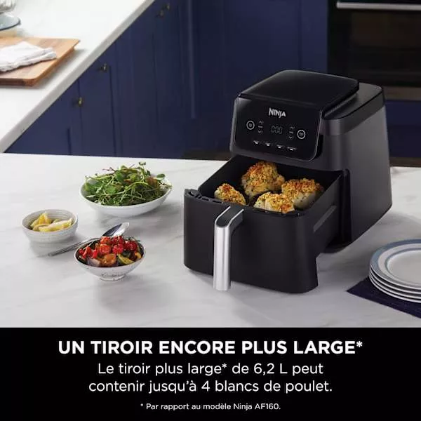 AF170EU Friteuse Air Fryer Ninja 1 Bac 4en1 6,2 L Noir - 6