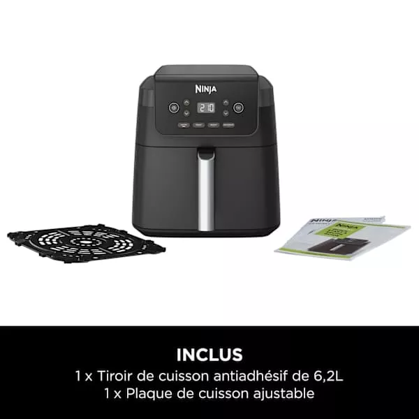 AF170EU Friteuse Air Fryer Ninja 1 Bac 4en1 6,2 L Noir - 9