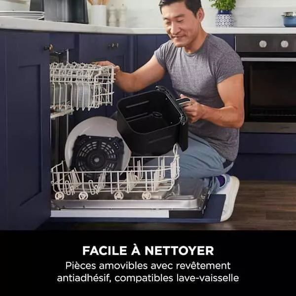 AF170EU Friteuse Air Fryer Ninja 1 Bac 4en1 6,2 L Noir - 8
