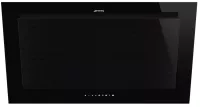 Hotte inclinée SMEG Linea 90cm Noir 782 m3/h
