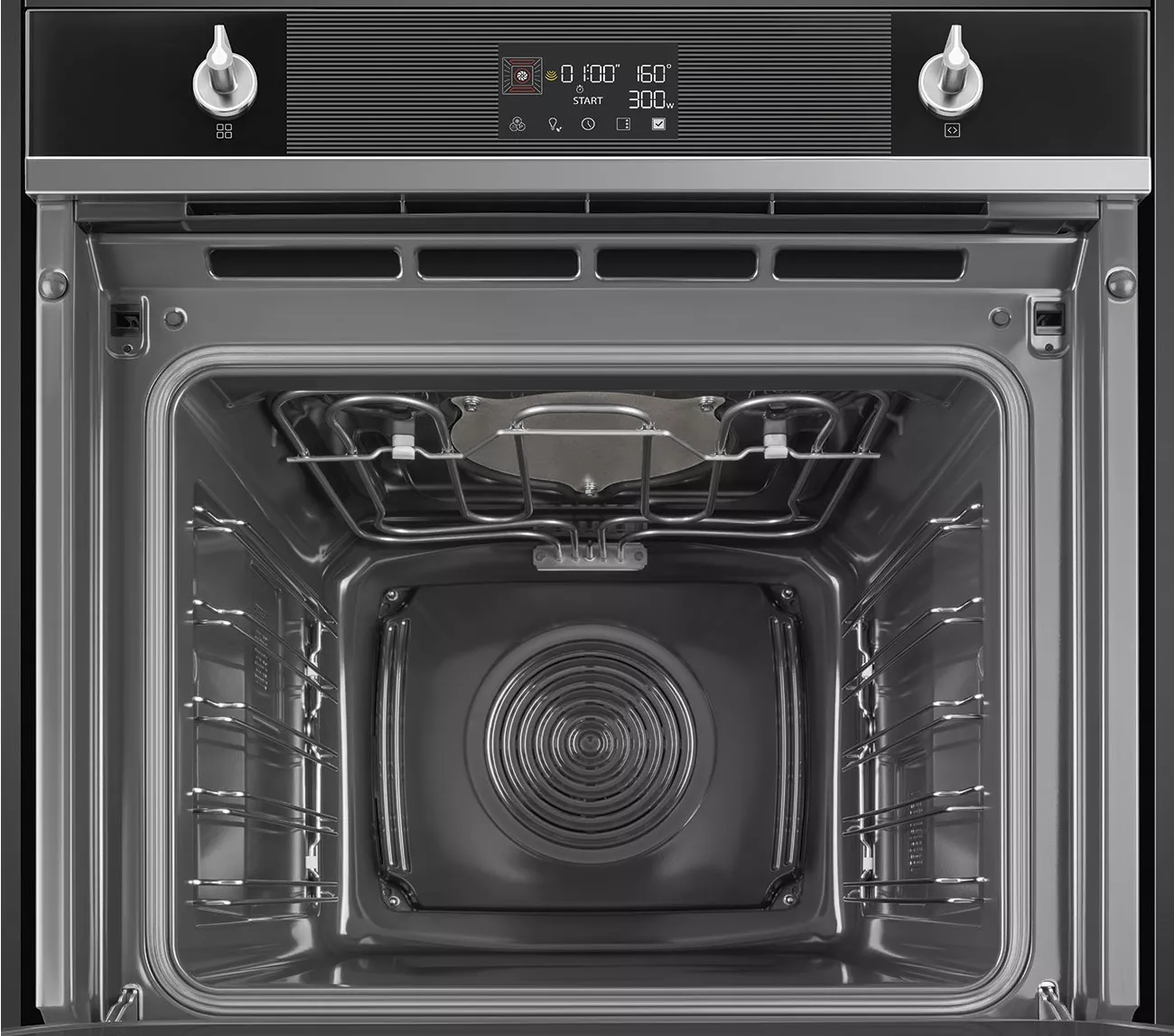 SO6102M2N Four combiné micro-ondes SMEG Linea 60cm Noir - 6