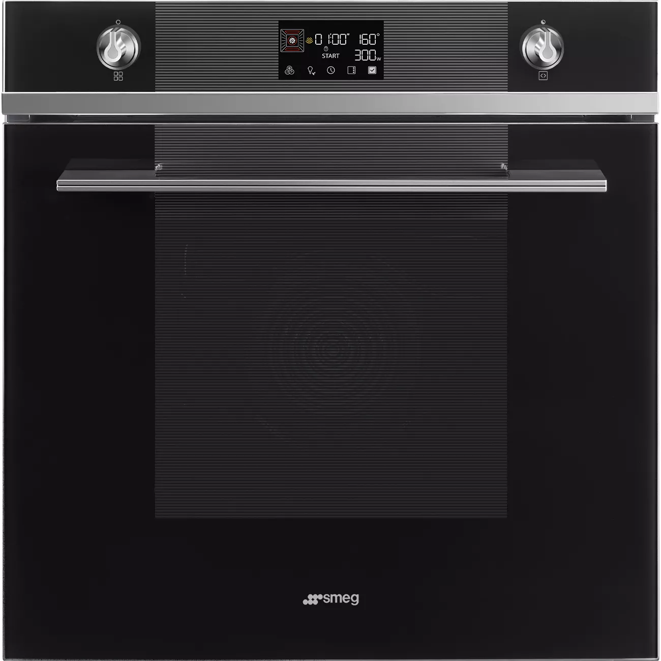 SO6102M2N Four combiné micro-ondes SMEG Linea 60cm Noir - 0
