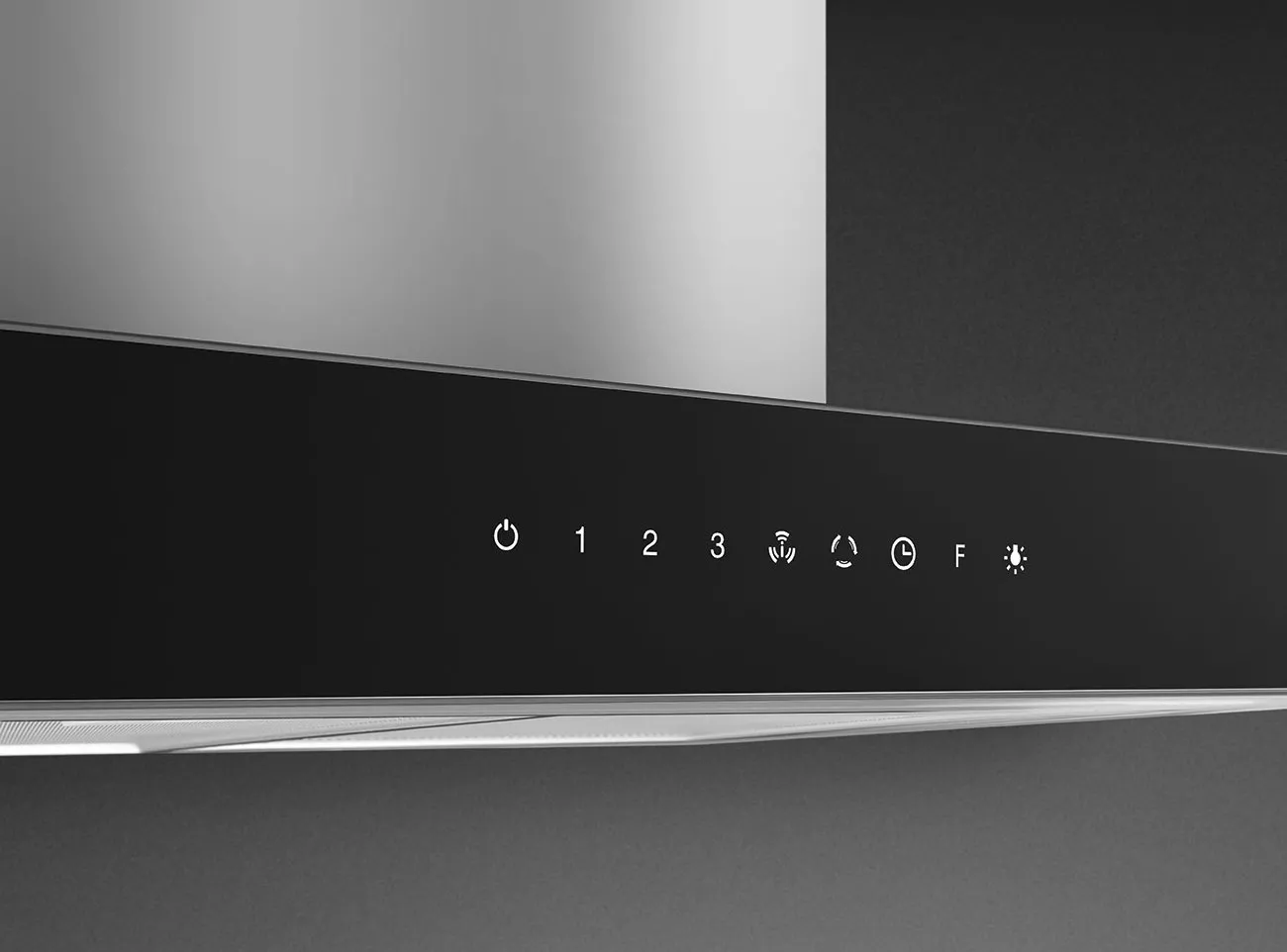 KBTI9L4VN Hotte îlot décorative 90cm Smeg Central Noir Matt - 3