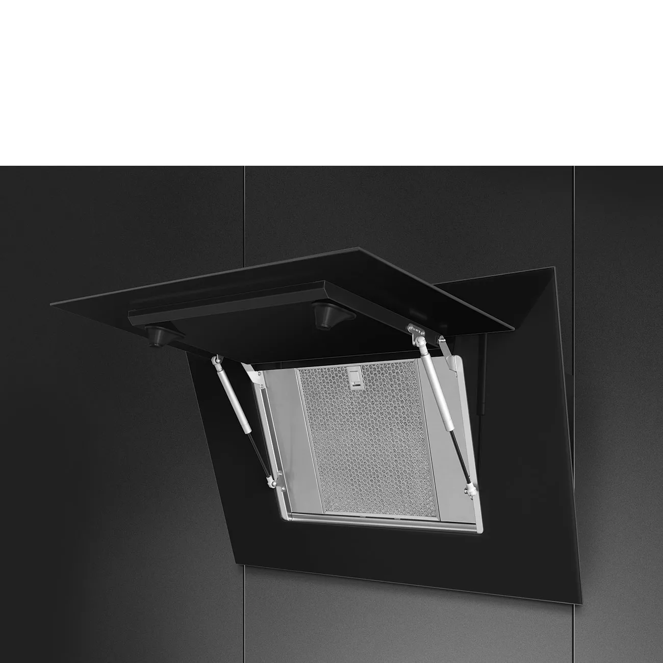 KV194B3 Hotte inclinée SMEG Linea 90cm Noir 782 m3/h - 4