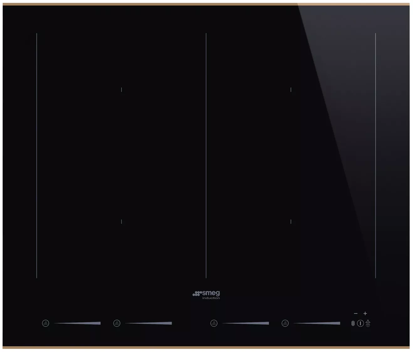 SIM6644R Plaque induction SMEG Dolce Stil Novo 60cm 4 zones - 0