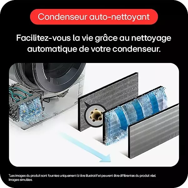 F761TOWERB2 Lave-linge séchant LG WashTower 17/16kg AI DD WiFi - 10