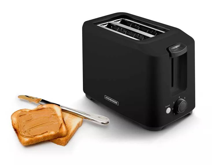 TOASTEO Grille-pain KitchenCook TOASTEO 2 fentes 700W Noir - 1