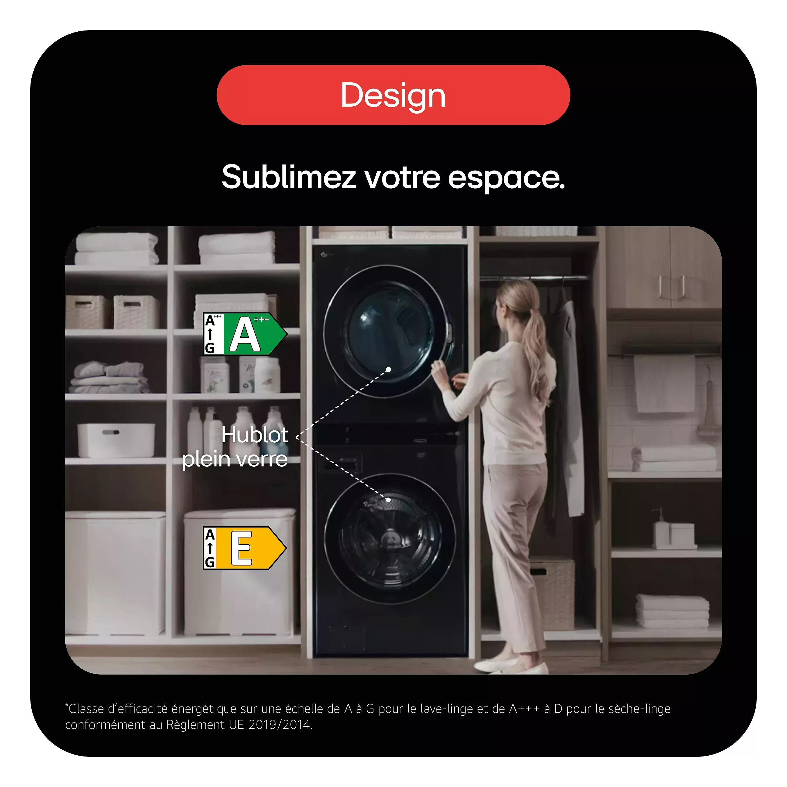 F761TOWERB2 Lave-linge séchant LG WashTower 17/16kg AI DD WiFi - 5