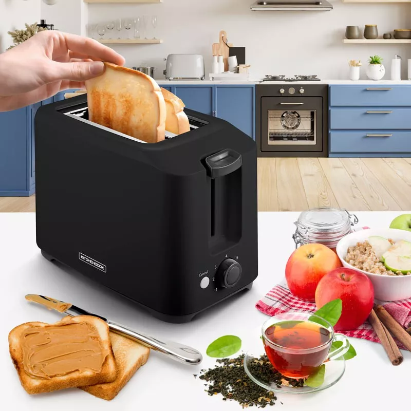 TOASTEO Grille-pain KitchenCook TOASTEO 2 fentes 700W Noir - 3