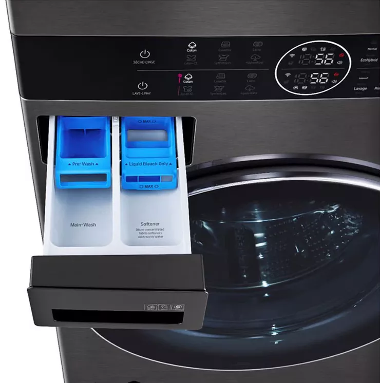 F761TOWERB2 Lave-linge séchant LG WashTower 17/16kg AI DD WiFi - 15