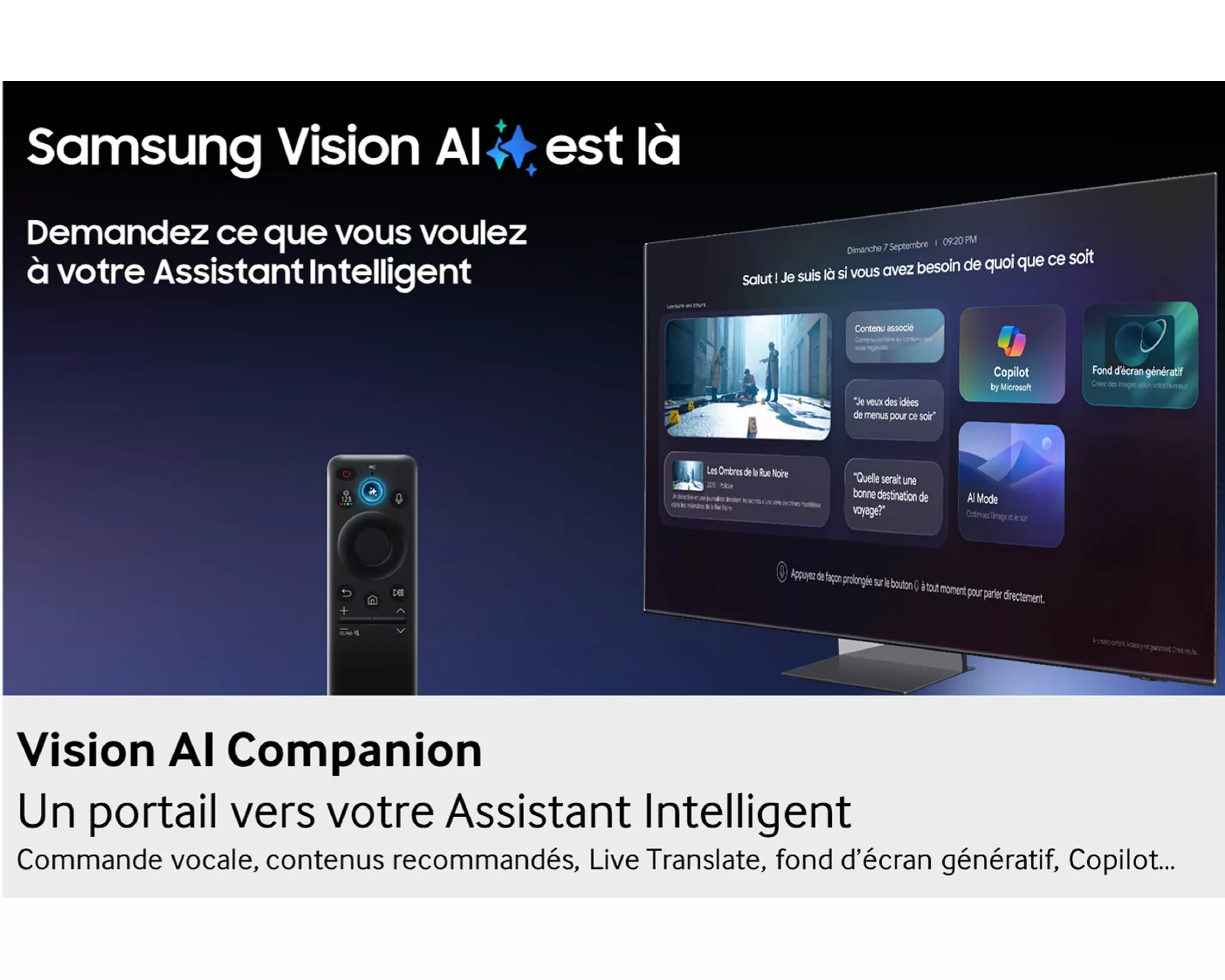 TQ85Q7FAA TELEVISEUR SAMSUNG QLED 85  AI Q7F 4K QUANTUM - 11