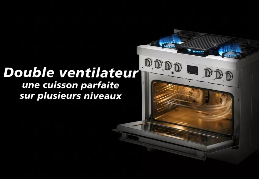 NCP590ML1X Cuisinière mixte Nardi MILANO 90 cm 125 L inox - 2