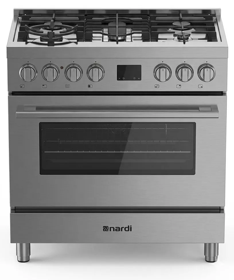 NCP590ML2X Cuisinière mixte Nardi MILANO PRO 96 cm 125 L inox - 0