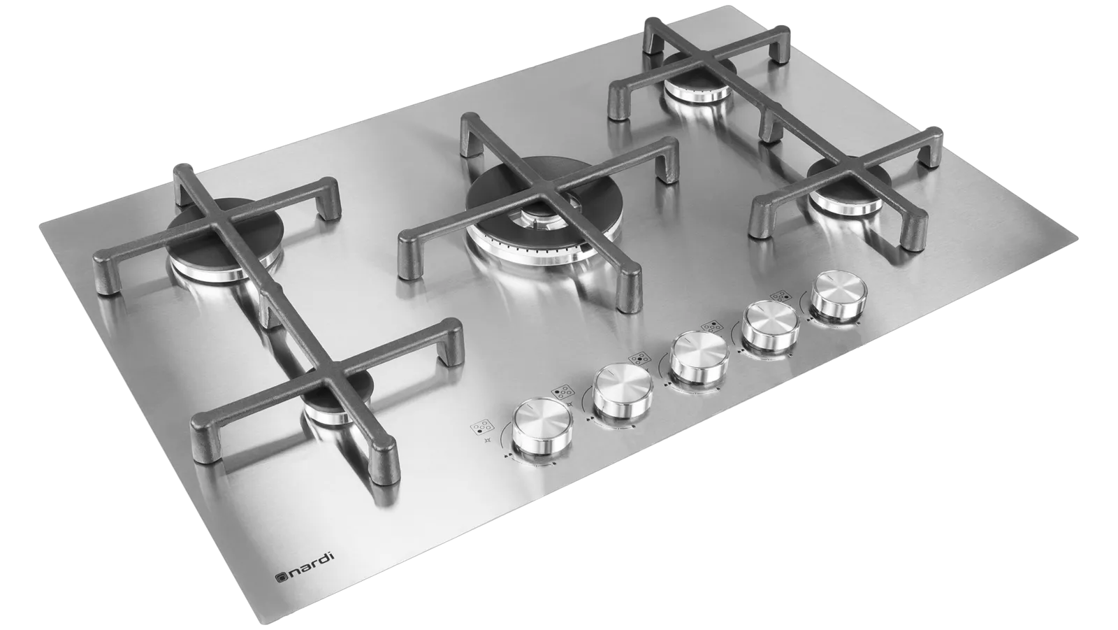 NTE85GSWF7 Plaque de cuisson Nardi 75Cm 5 Feux Inox - 2