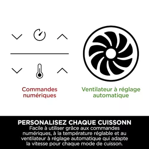 DZ400EU FRITEUSE AIR FRYER NINJA 2 BAC 9.5L 6en1 2KG - 10