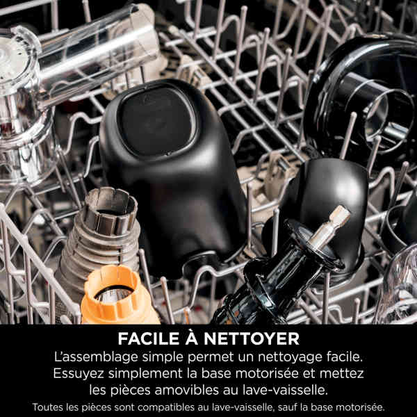 JC151EU Extracteur de Jus à Froid Ninja 1.1L 150W - 7