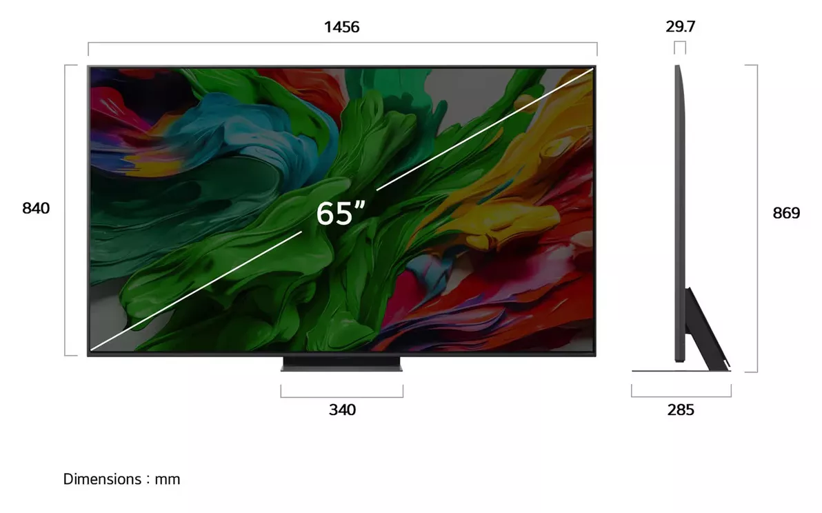 65QNED86A6A téléviseur LG QNED Evo 65” 4K Mini LED 120Hz A8 AI - 15
