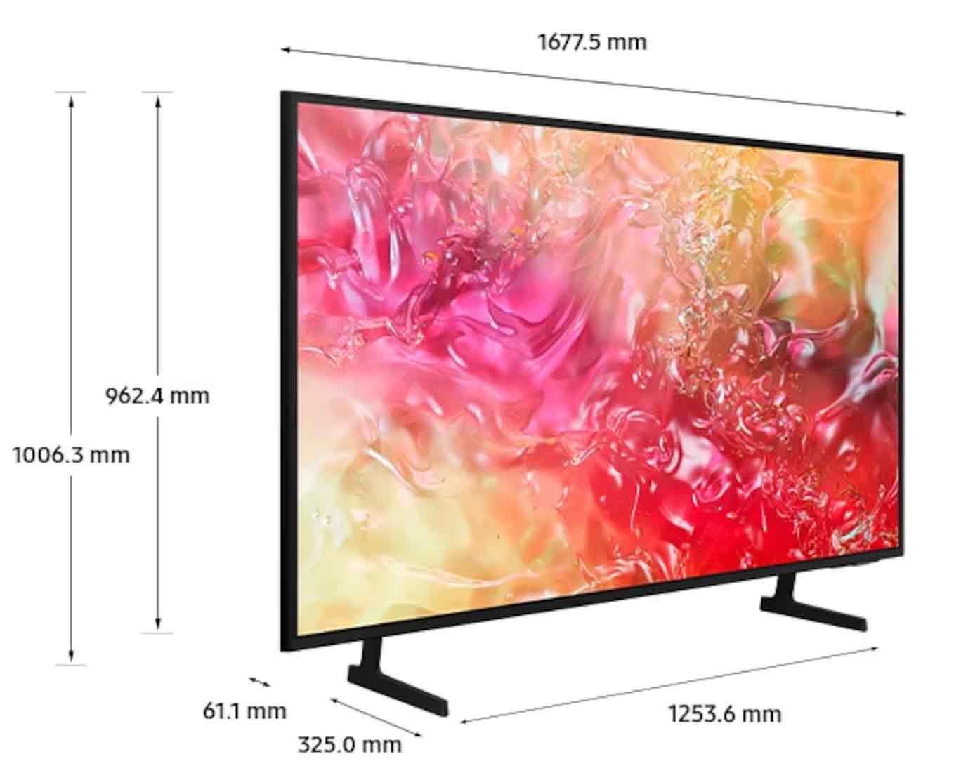 UA75DU7000U Téléviseur Samsung Crystal UHD 75” 4K Smart TV - 10