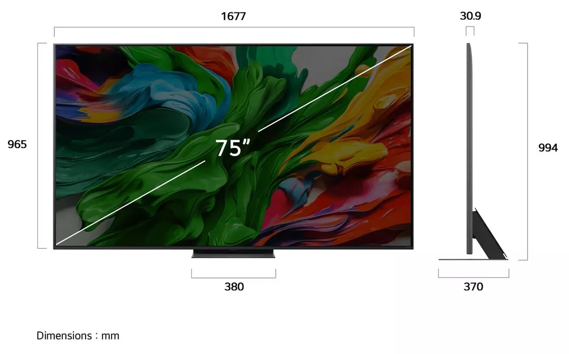 75QNED86A6A téléviseur LG QNED Evo 75” 4K Mini LED 120Hz A8 AI - 15