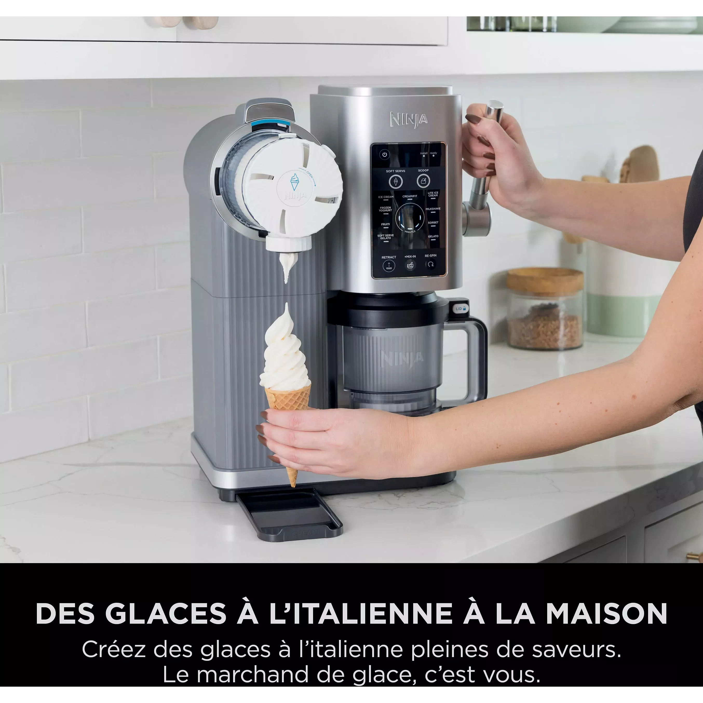 NC701EU Machine à glaces Ninja Creami Swirl 13 prg 800W - 4