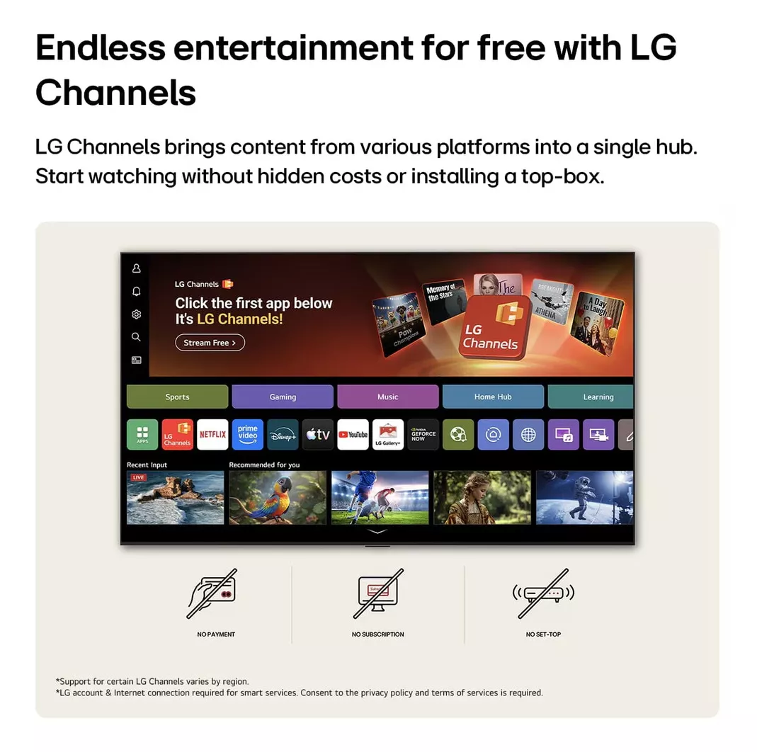 85NU850B6LA TELEVISEUR LG NanoCell 85” 4K Smart TV α7 AI Gen9 - 15