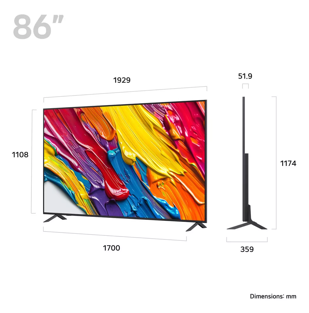 86QNED82A6B TELEVISEUR LG QNED AI 86” 4K Smart TV α7 AI Gen8 - 10