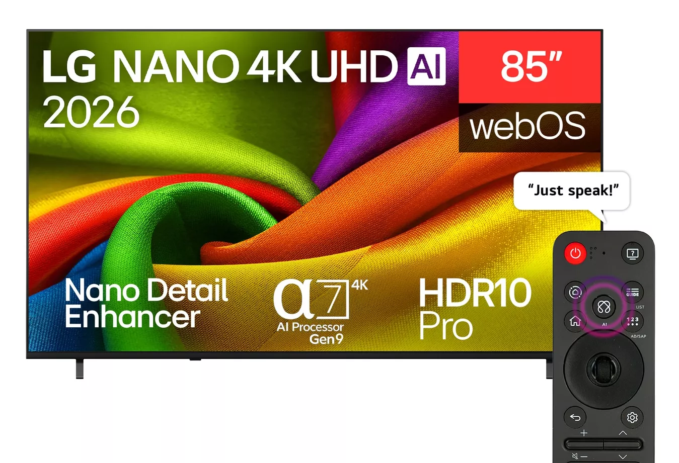 85NU850B6LA TELEVISEUR LG NanoCell 85” 4K Smart TV α7 AI Gen9 - 0